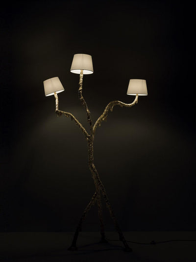 Dendria Triple-Arm Branch Sculptural Floor Lamp