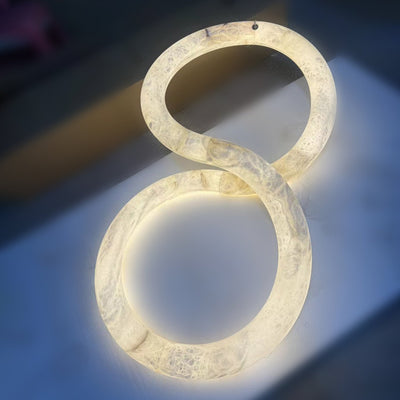 Luste Alabaster Closed-loop Pendant Light Chandelier