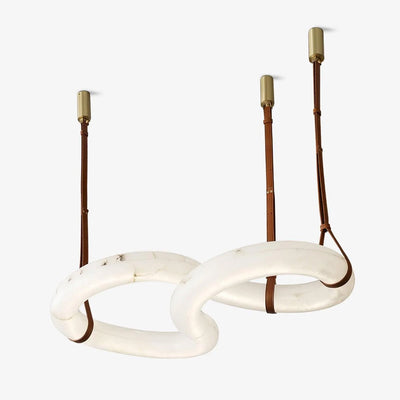 Luste Alabaster Closed-loop Pendant Light Chandelier