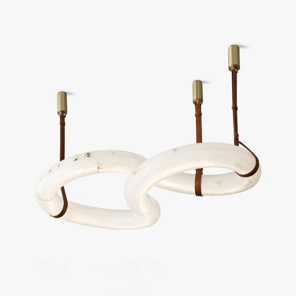 Luste Alabaster Closed-loop Pendant Light Chandelier