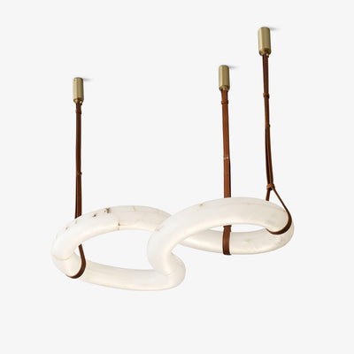 Luste Alabaster Closed-loop Pendant Light Chandelier