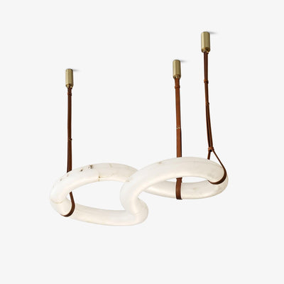 Luste Alabaster Closed-loop Pendant Light Chandelier