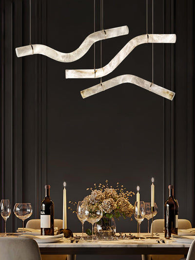 Luste Alabaster Closed-loop Pendant Light Chandelier