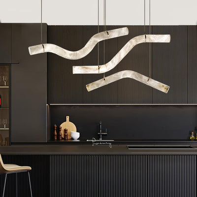 Luste Alabaster Closed-loop Pendant Light Chandelier