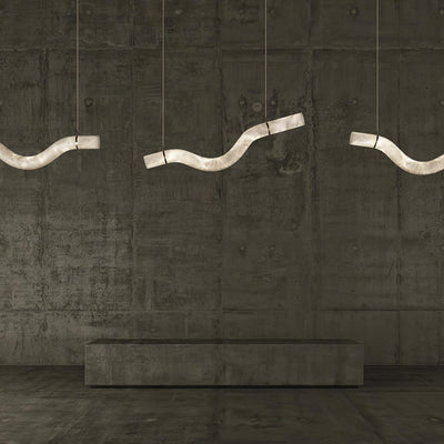 Luste Alabaster Closed-loop Pendant Light Chandelier