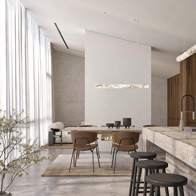 Luste Alabaster Closed-loop Pendant Light Chandelier