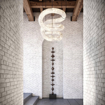Luste Alabaster Closed-loop Pendant Light Chandelier