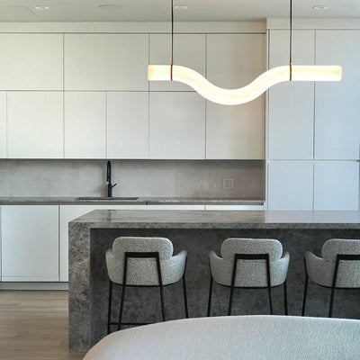 Luste Alabaster Closed-loop Pendant Light Chandelier