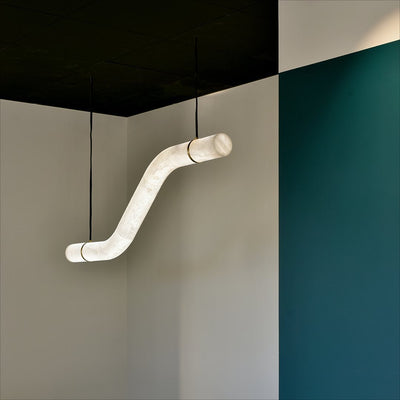 Luste Alabaster Closed-loop Pendant Light Chandelier