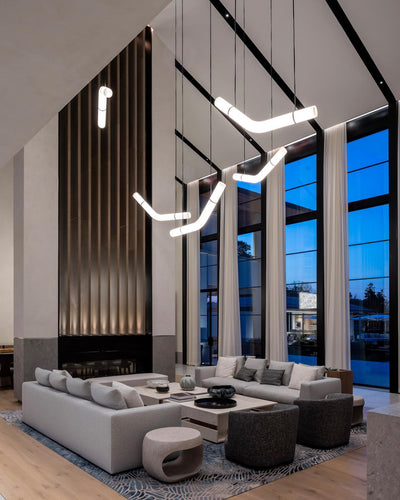 Luste Alabaster Closed-loop Pendant Light Chandelier