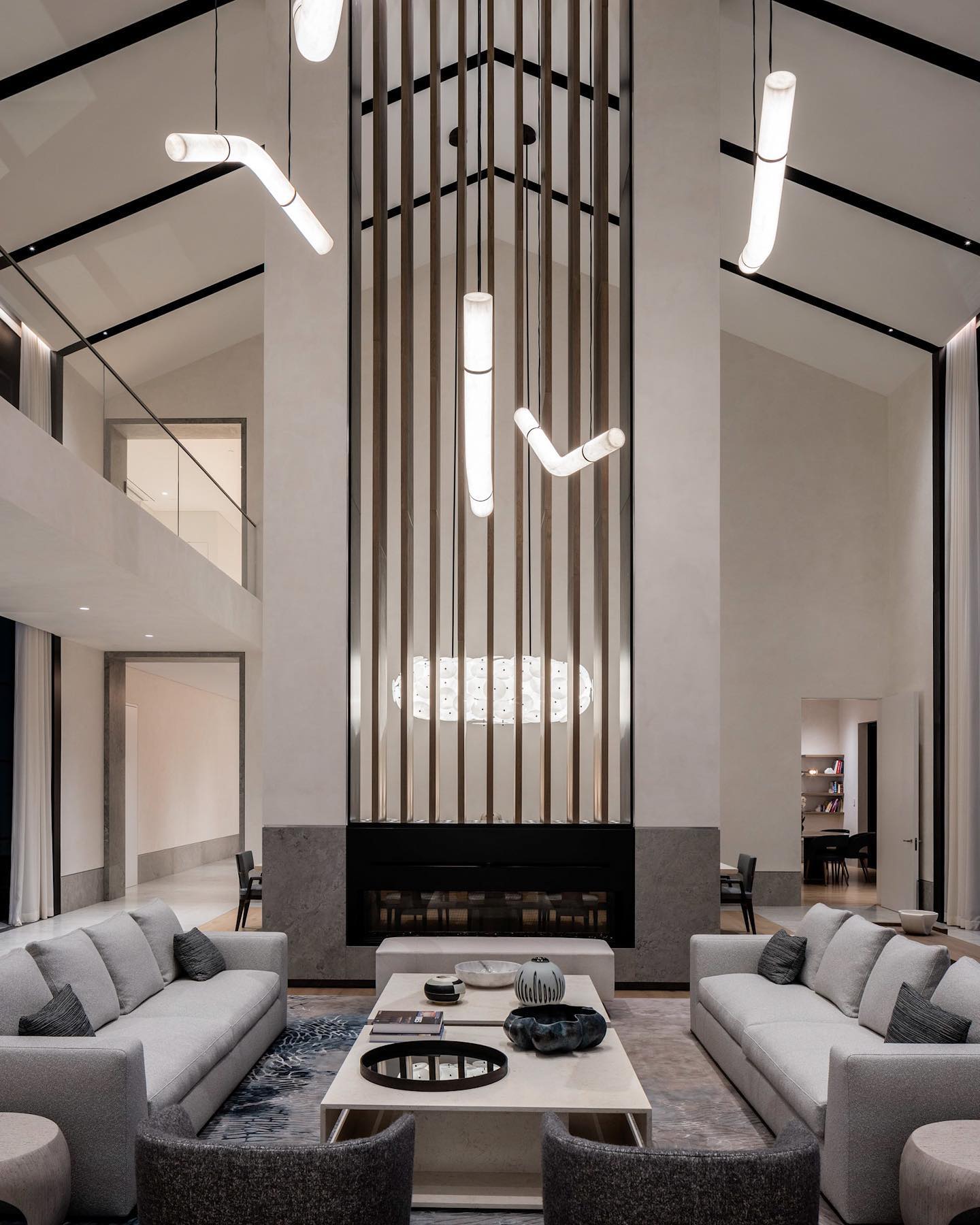 Luste Alabaster Closed-loop Pendant Light Chandelier