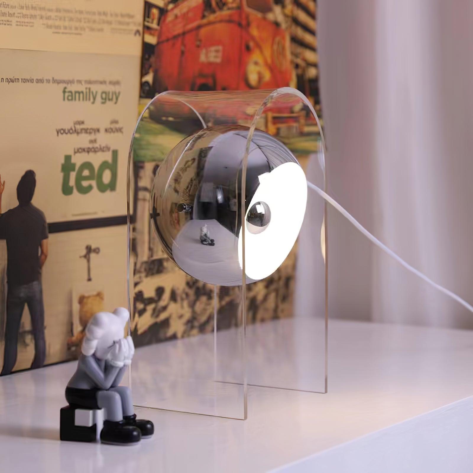 Tynza Steel Futuristic Table Lamp