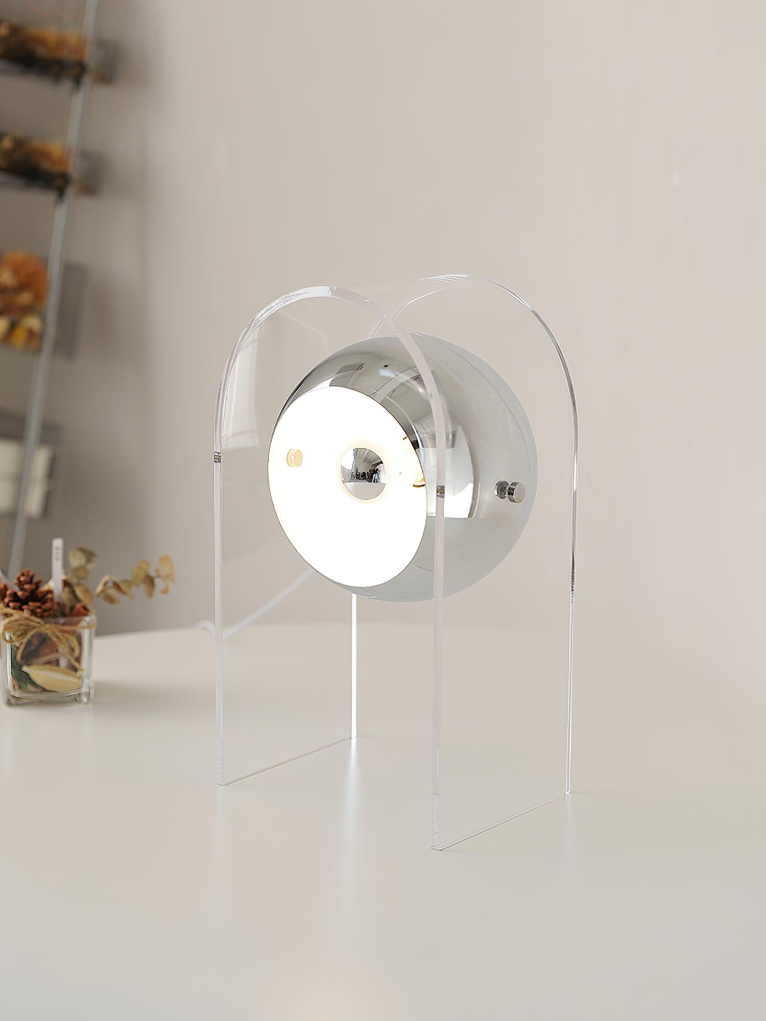 Tynza Steel Futuristic Table Lamp