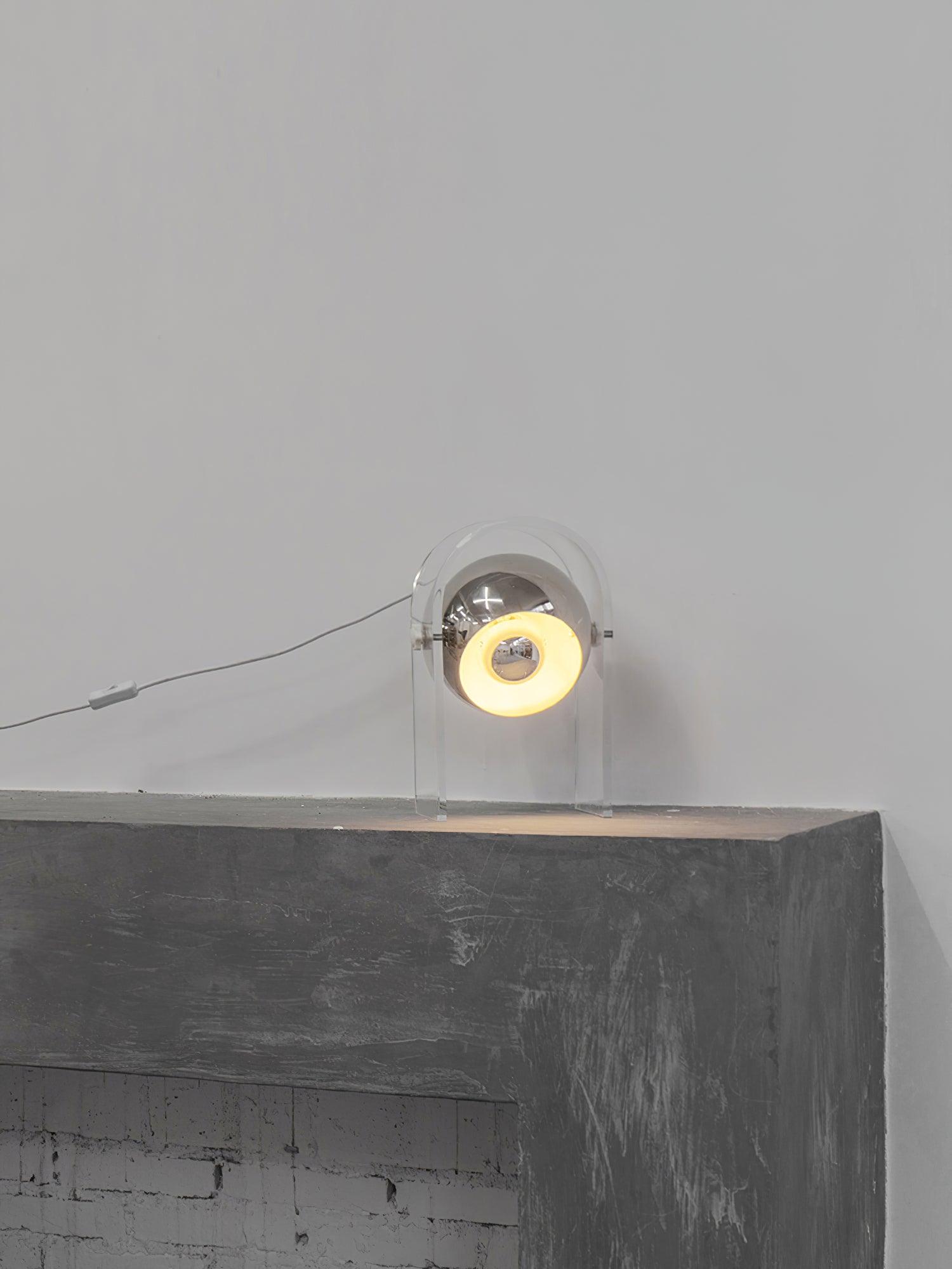 Tynza Steel Futuristic Table Lamp