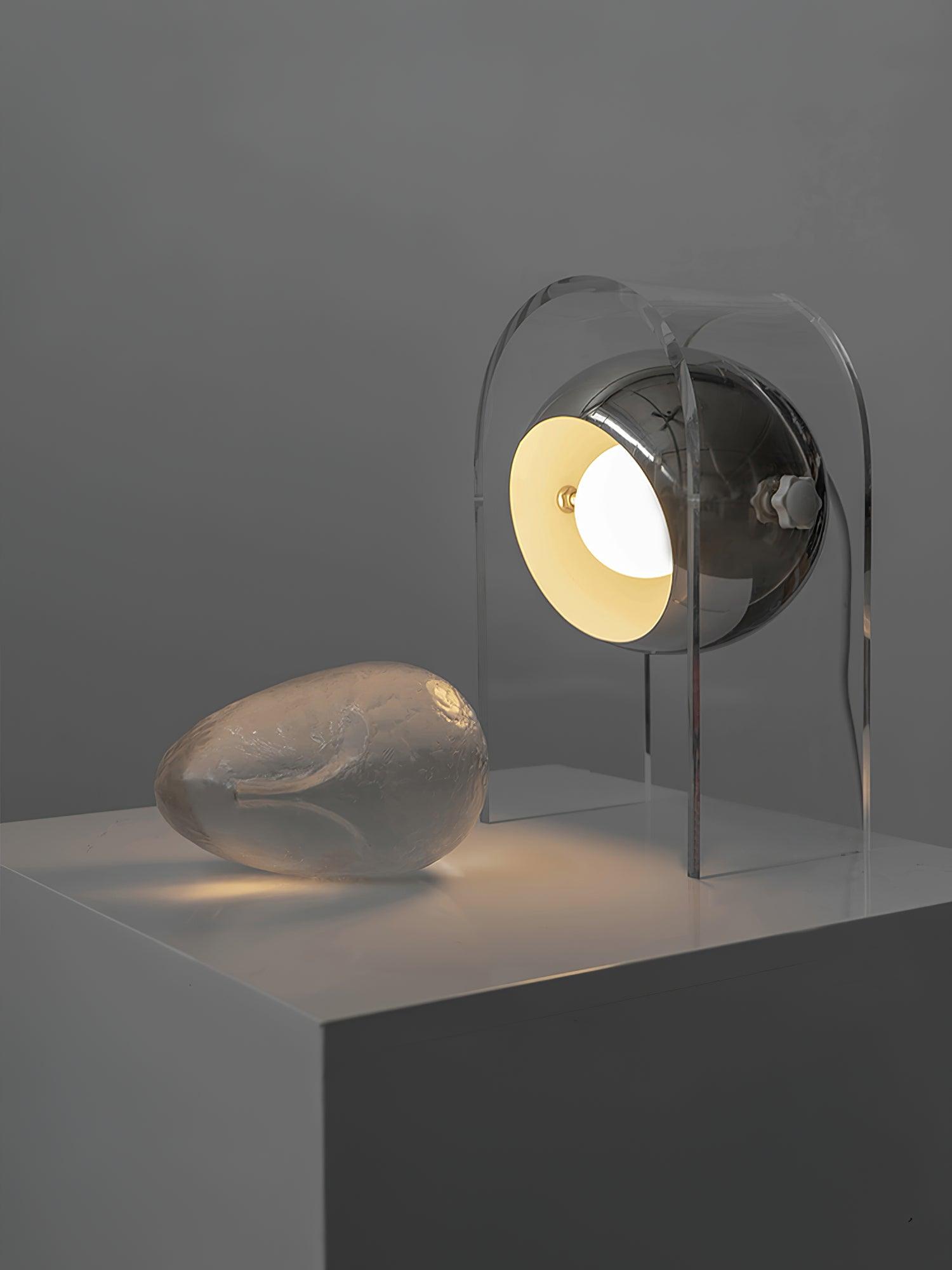 Tynza Steel Futuristic Table Lamp
