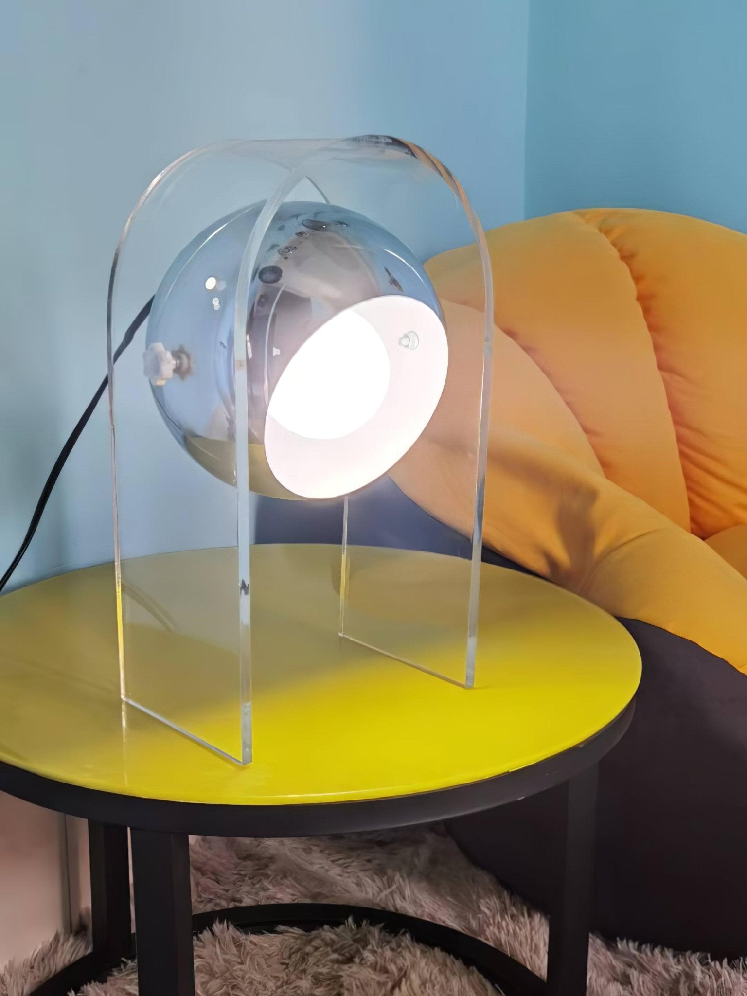 Tynza Steel Futuristic Table Lamp