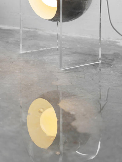 Tynza Steel Futuristic Table Lamp