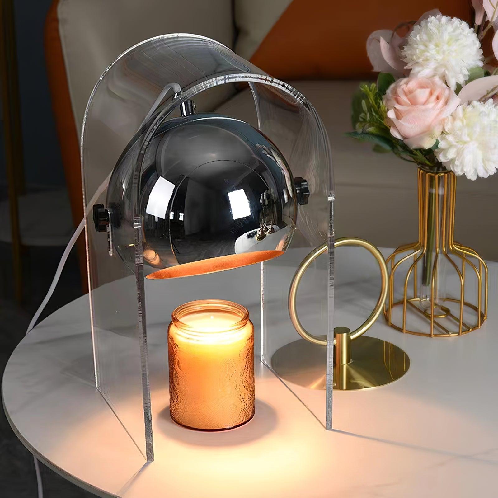 Tynza Steel Futuristic Table Lamp