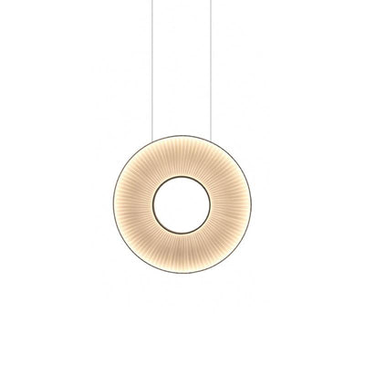Lumira Pendant Lamp White Fabric Classic