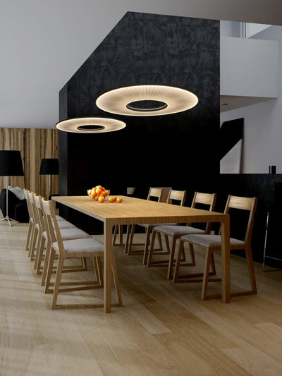 Lumira Pendant Lamp White Fabric Classic