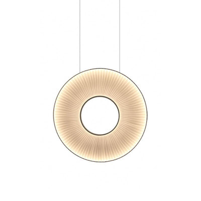 Lumira Pendant Lamp White Fabric Classic