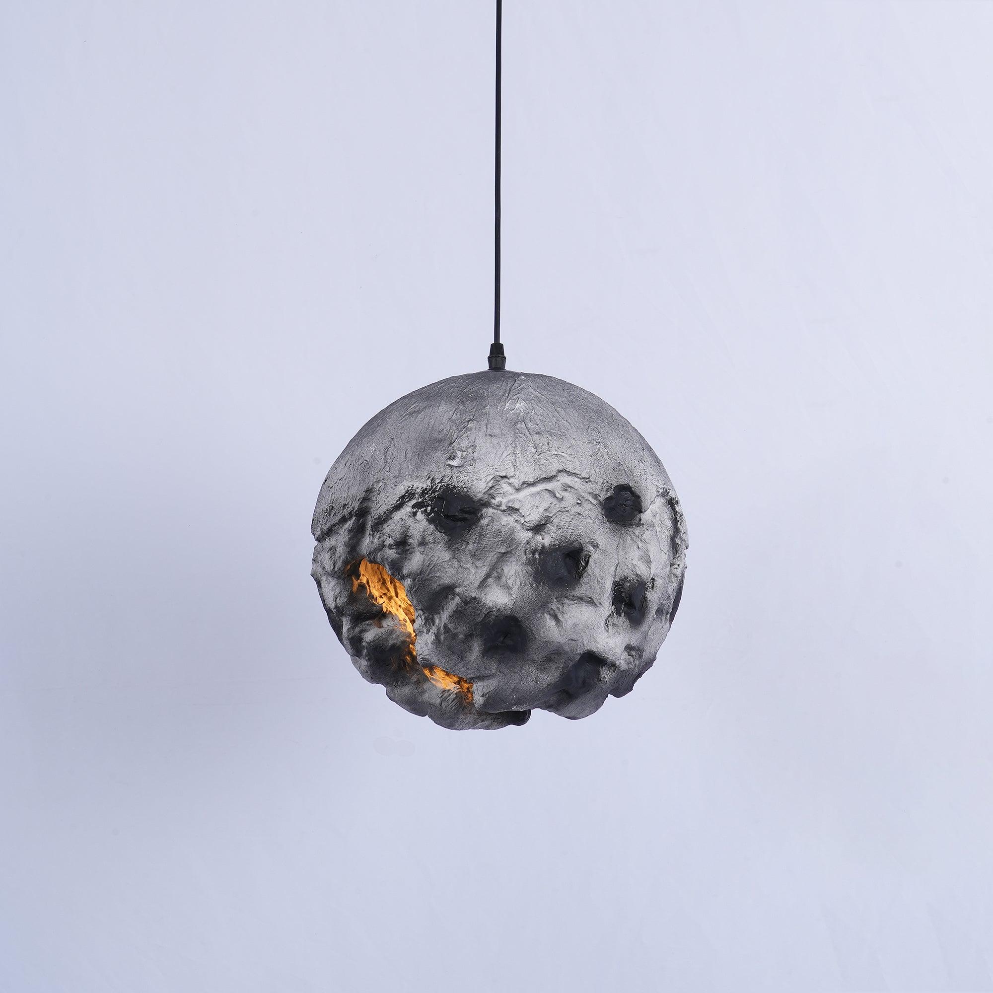 Ilphaara Irregular Planet Plastic Pendant Lamp