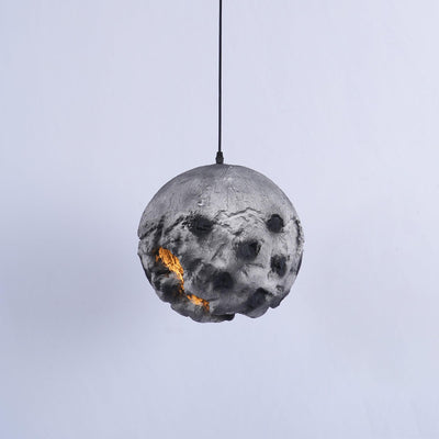 Ilphaara Irregular Planet Plastic Pendant Lamp