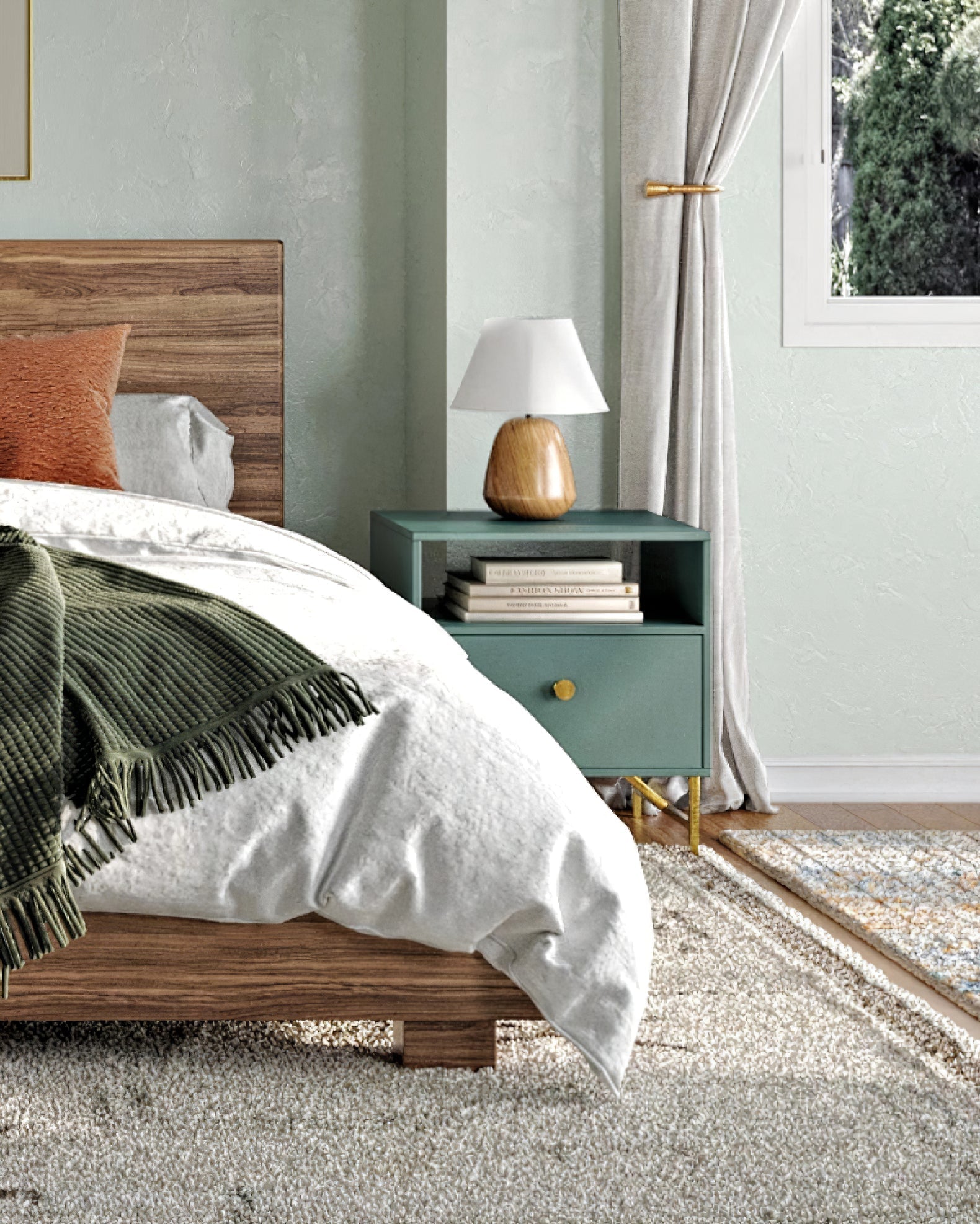 Lindenier Wood Table Lamp
