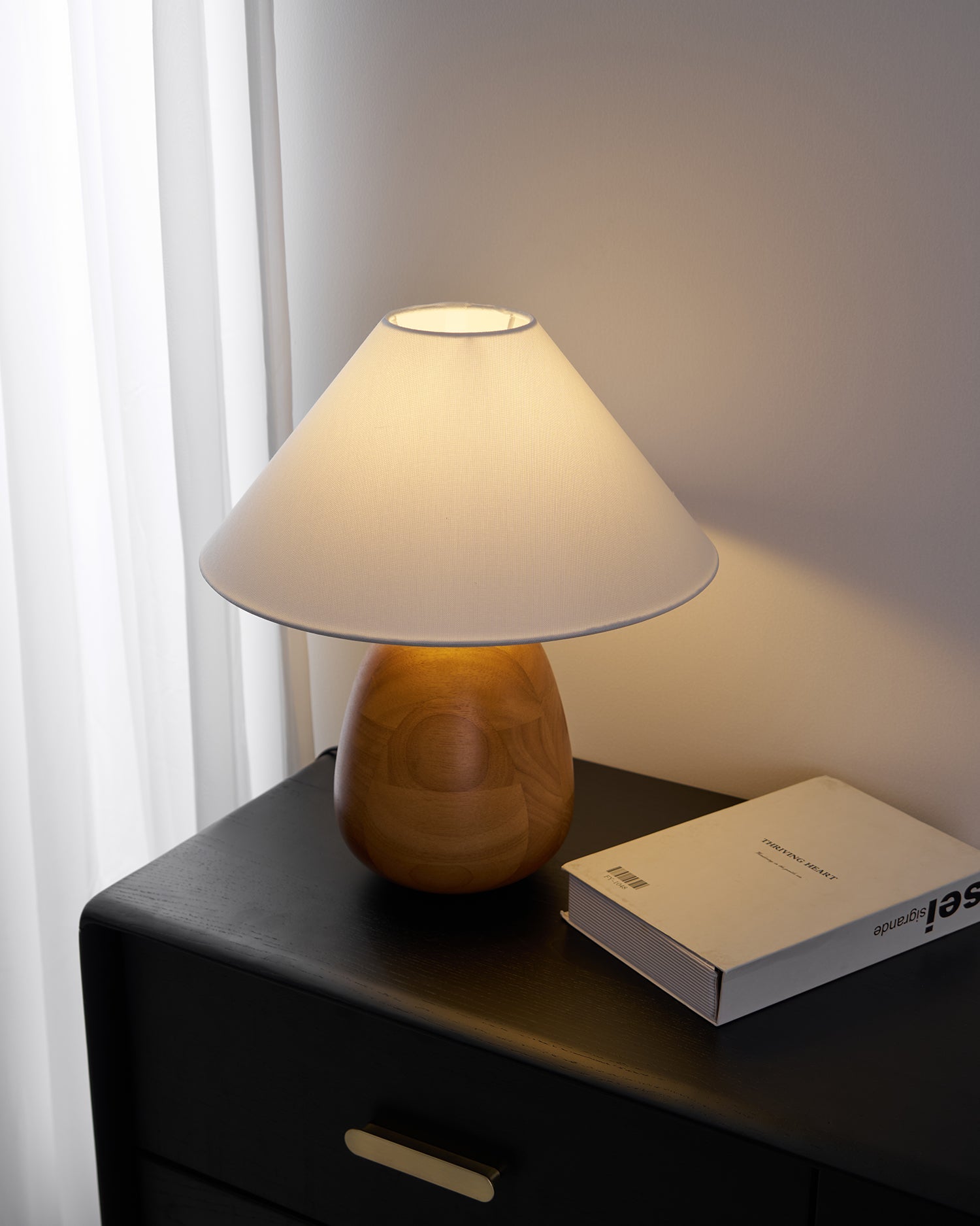 Syloraya Modern Wood Table Lamp