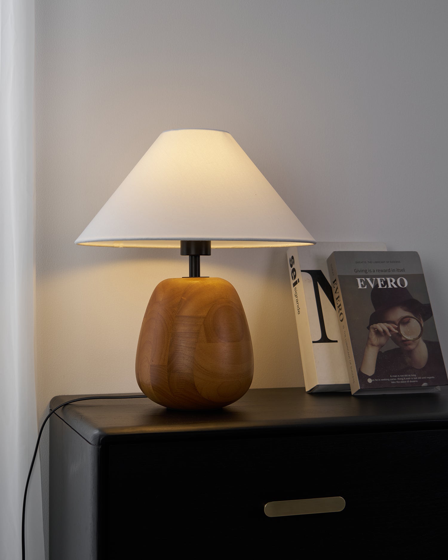 Syloraya Modern Wood Table Lamp