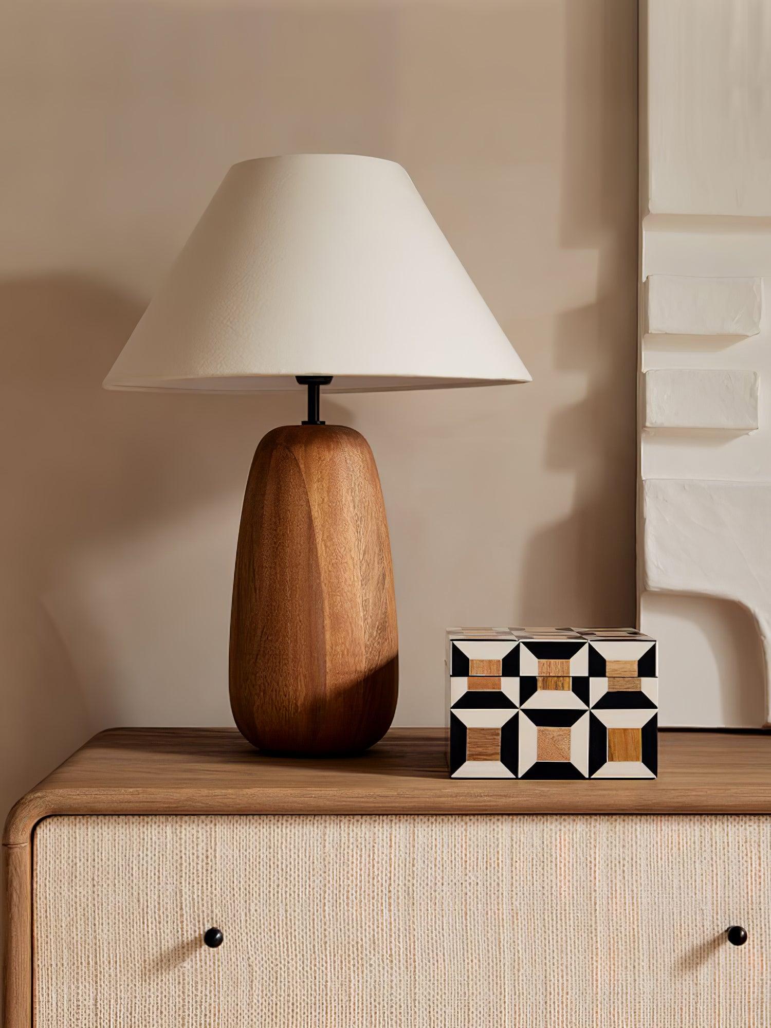 Syloraya Modern Wood Table Lamp