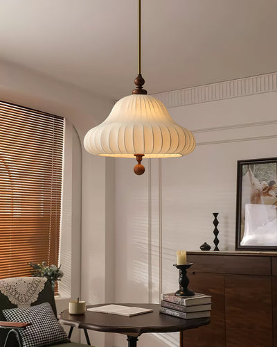 Caserielle Pendant Lamp Blooming Flower Shape Brass