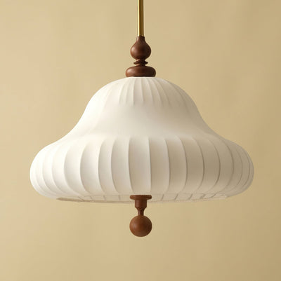 Caserielle Pendant Lamp Blooming Flower Shape Brass
