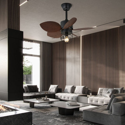 Viraenaine Industrial Ceiling Fan Light