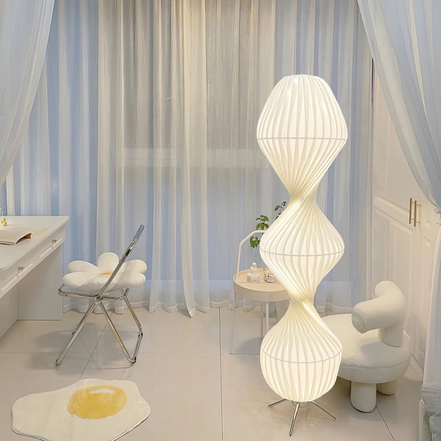 Elare Plastic Floor Lamp