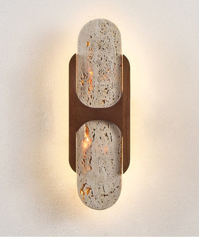 Valarise Travertine Wall Light