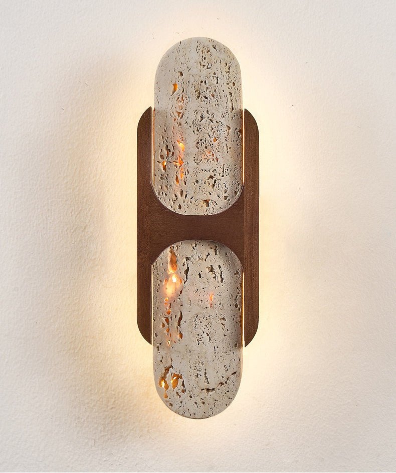 Valarise Travertine Wall Light