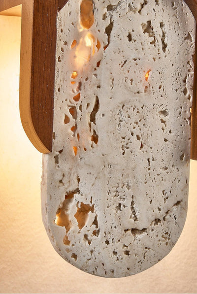 Valarise Travertine Wall Light