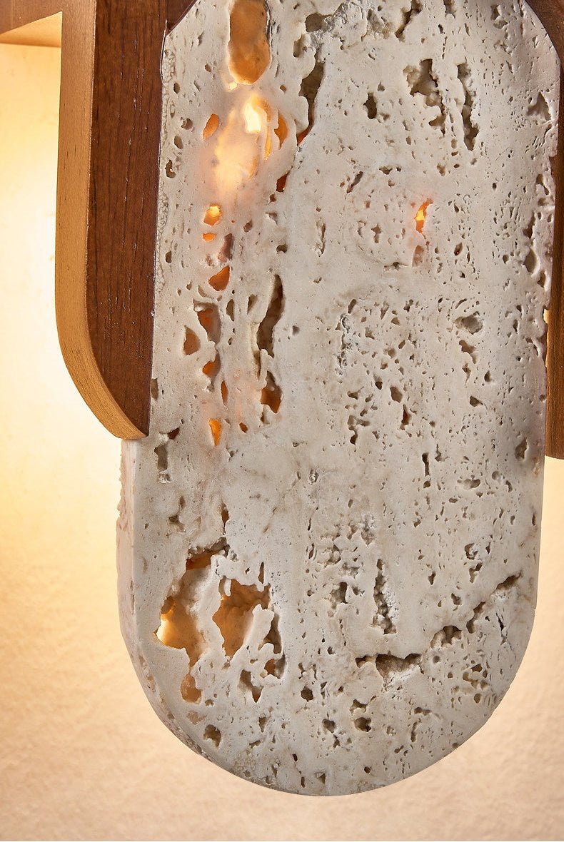 Valarise Travertine Wall Light