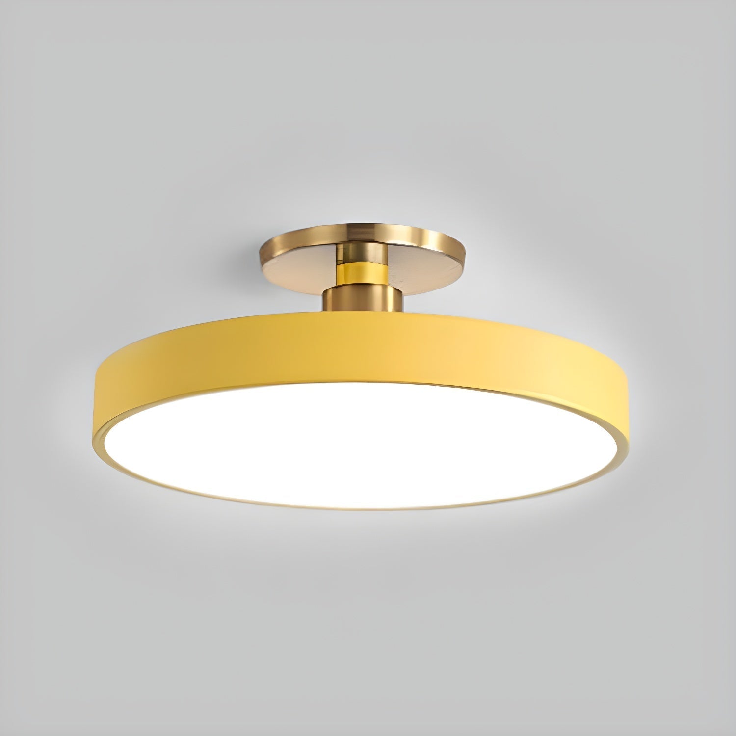 Aria Nordic Minimalist Round Flush Mount Ceiling Light - Neutral Decor