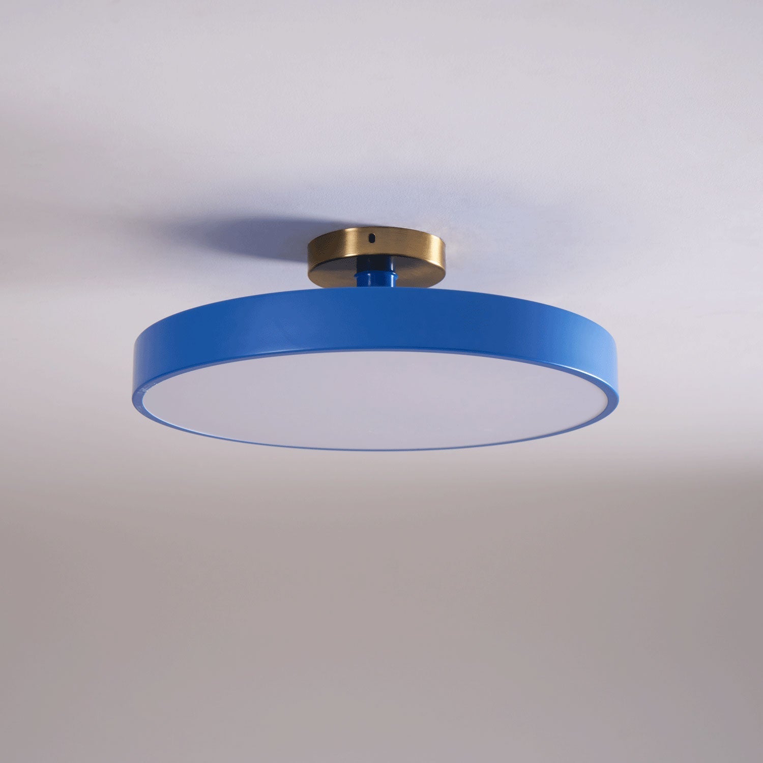 Solara Ceiling Lamp Flush Mount Black and Gold Modern - Neutral Decor