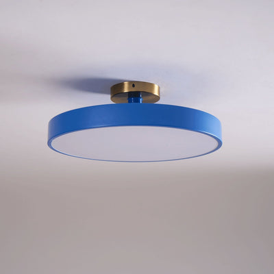Solara Ceiling Lamp Flush Mount Black and Gold Modern - Neutral Decor