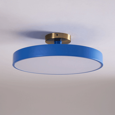 Solara Ceiling Lamp Flush Mount Black and Gold Modern - Neutral Decor