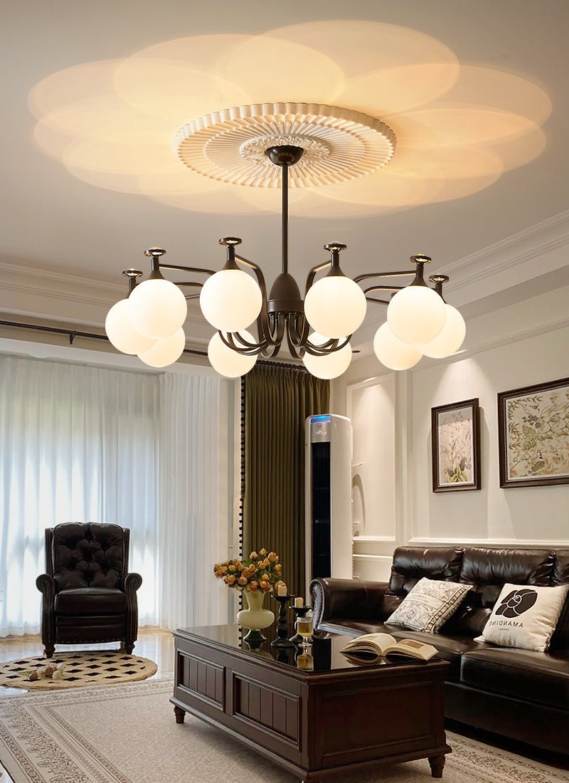 Zotheira Elegance Vintage Glass Chandelier