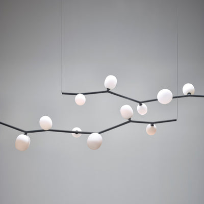 Evmirion Modern Minimalist Horizontal Glass Pendant Lamp