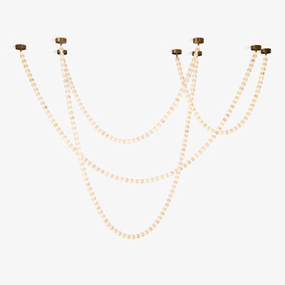 Grempt Alabaster Pearl Necklace Chandelier