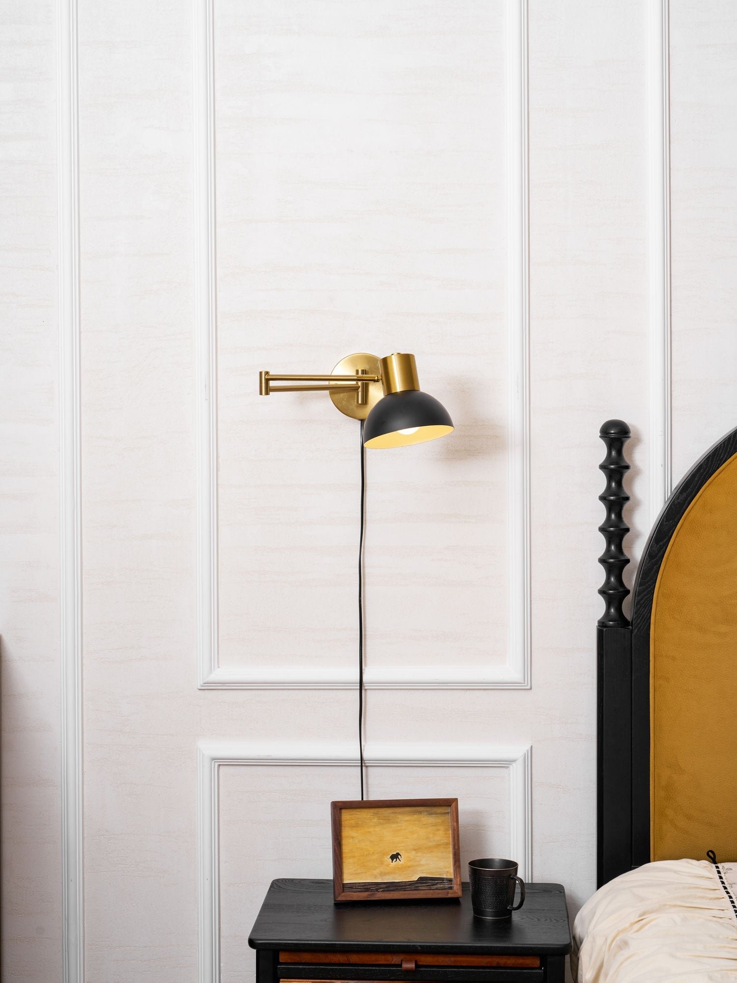 Havengrove Adjustable Arm Plug In Indoor Wall Light