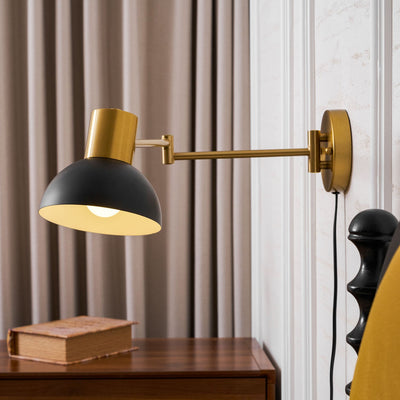Havengrove Adjustable Arm Plug In Indoor Wall Light