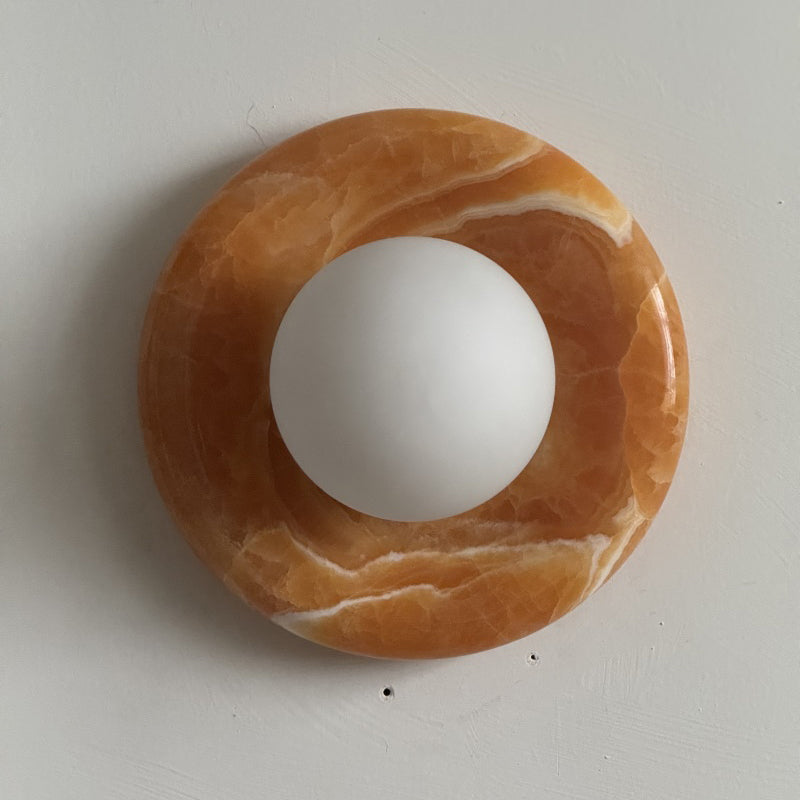 Renisenne Yellow Onyx Sconce