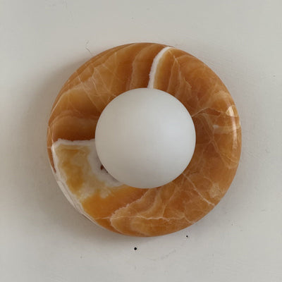Renisenne Yellow Onyx Sconce